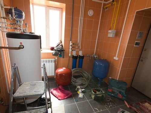 Газовая котельная в доме в Ивенце