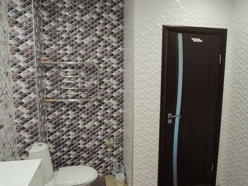 Отделка ванной комнаты плиткой в Ивенце