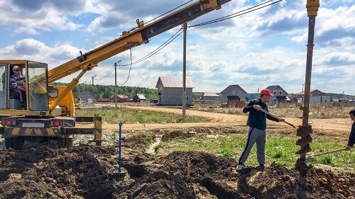 Свайно-ростверковый фундамент в Ивенце